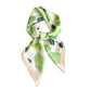 Abstract Print Square Satin Scarf Lightweight Hair Neck Accessory