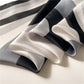 Geometric Color Block Square Satin Scarf Lightweight Hair Neck Accessory