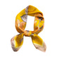 Floral Satin Square Scarf Lightweight Soft Hair Neck Wrap Accessory