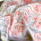 Floral Print Satin Square Scarf Soft Lightweight Hair Neck Wrap Fashion Accessory