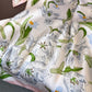 Floral Print Satin Square Scarf Soft Lightweight Hair Neck Wrap Fashion Accessory