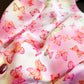 Butterfly Print Satin Square Scarf Lightweight Soft Hair Neck Wrap Fashion Accessory