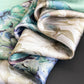 Floral Print Satin Square Scarf Soft Lightweight Hair Neck Wrap Elegant Fashion Accessory
