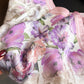 Floral Print Satin Square Scarf Soft Lightweight Hair Neck Wrap Elegant Fashion Accessory