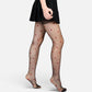 Sheer Heart Pattern Tights with Delicate Allover Embroidery