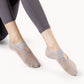 Active Women's Non-Slip Ballet Grip Socks with Crisscross Elastic Straps