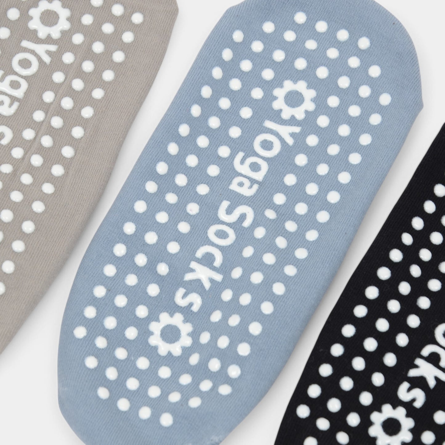 Active Women's Non-Slip Ballet Grip Socks with Crisscross Elastic Straps