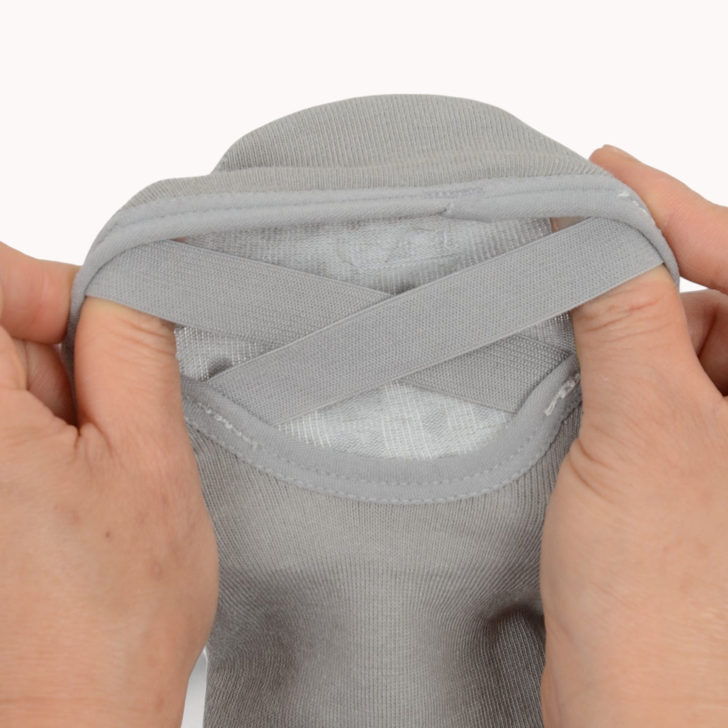 Active Women's Non-Slip Ballet Grip Socks with Crisscross Elastic Straps