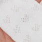 Women's Delicate Lace Knit Crew Socks with Subtle Textured Patterns