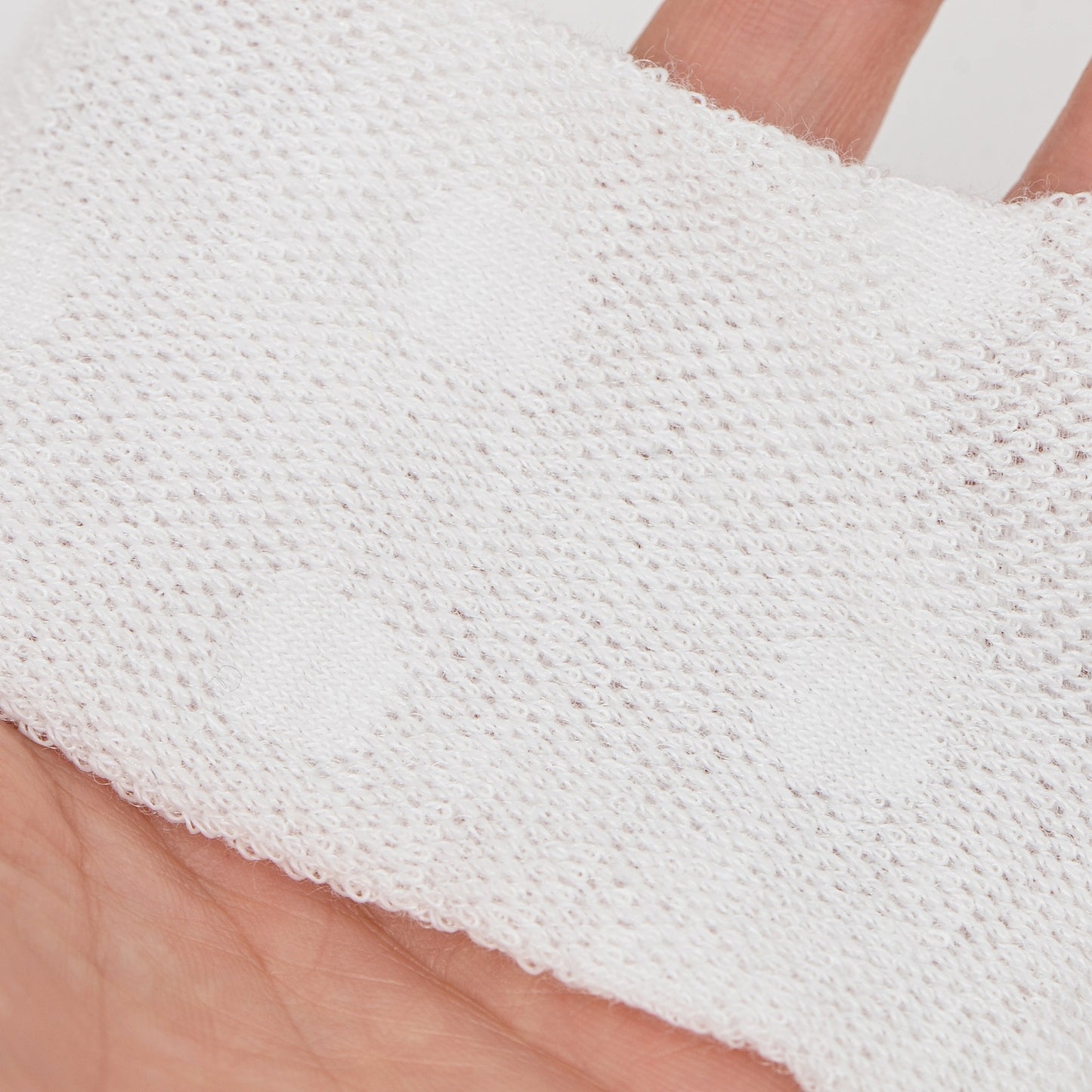 Women's Delicate Lace Knit Crew Socks with Subtle Textured Patterns