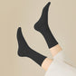 Women's Four seasons Dopamine Style Socks Solid Color for Stability and Comfort 2Pairs- One Size Fits Most,