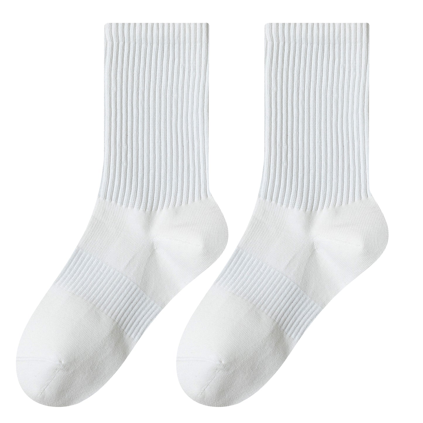 Women's Four seasons Dopamine Style Socks Solid Color for Stability and Comfort 2Pairs- One Size Fits Most,