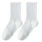 Women's Four seasons Dopamine Style Socks Solid Color for Stability and Comfort 2Pairs- One Size Fits Most,