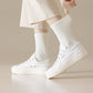 Women's Four seasons Dopamine Style Socks Solid Color for Stability and Comfort 2Pairs- One Size Fits Most,