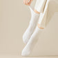 Women's Four seasons Dopamine Style Socks Solid Color for Stability and Comfort 2Pairs- One Size Fits Most,