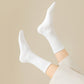 Women's Four seasons Dopamine Style Socks Solid Color for Stability and Comfort 2Pairs- One Size Fits Most,