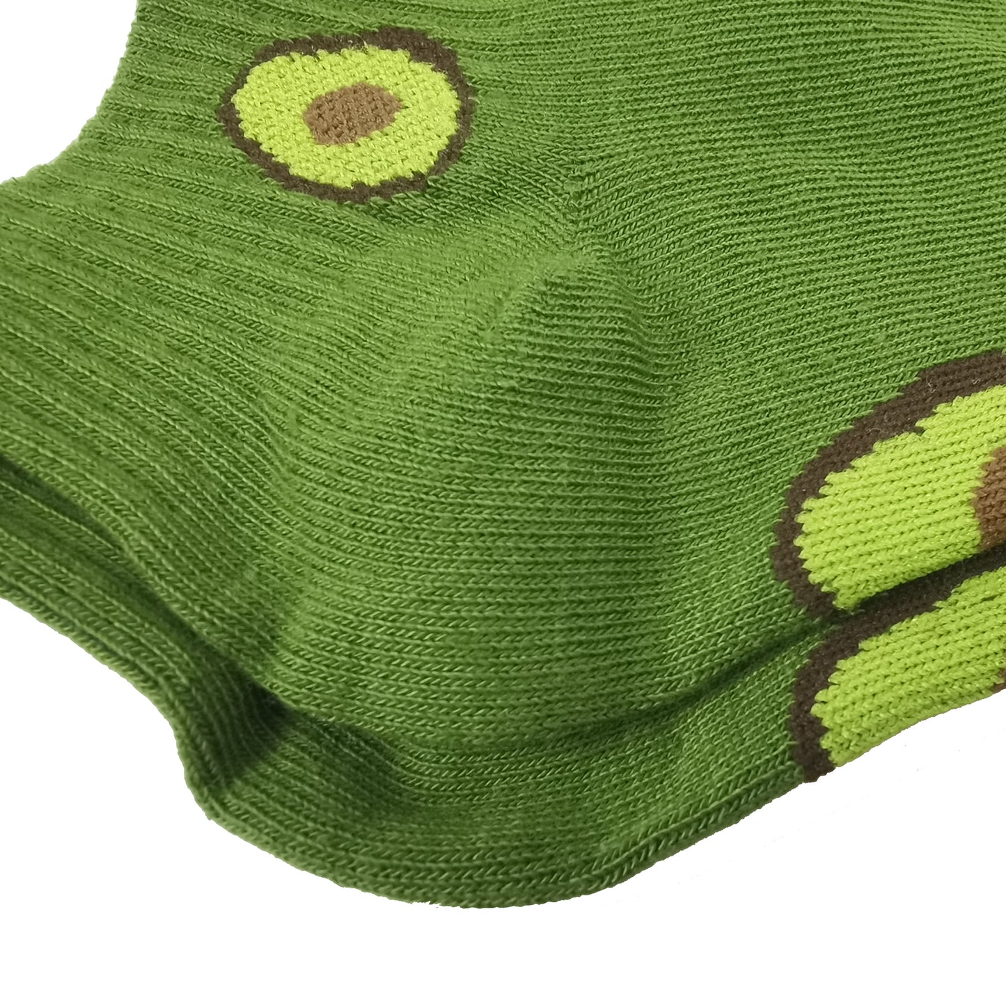 Women's Avocado Ankle Socks Non Slip Cotton for Casual Stability and Comfort 2 Pairs - One Size Fits Most