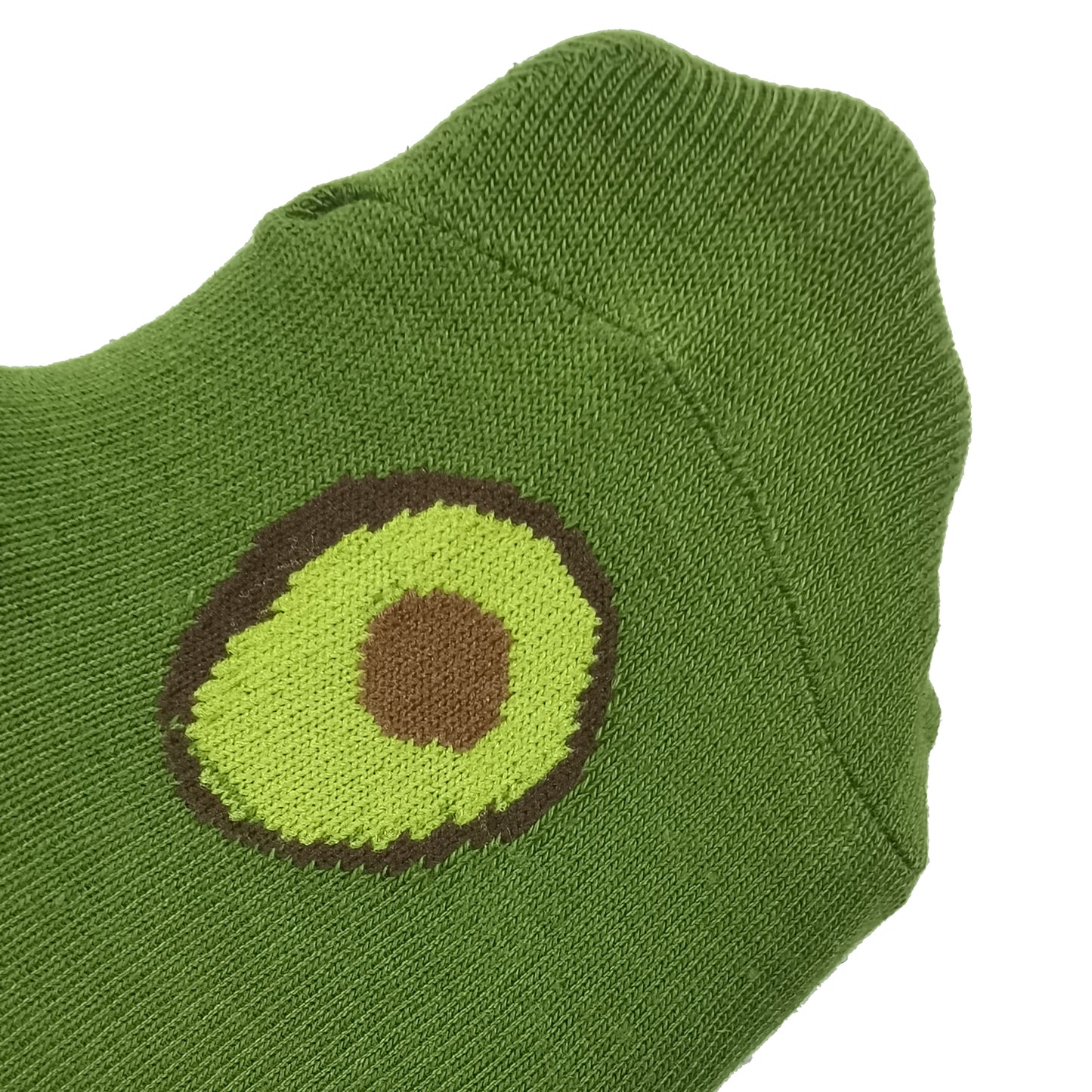 Women's Avocado Ankle Socks Non Slip Cotton for Casual Stability and Comfort 2 Pairs - One Size Fits Most