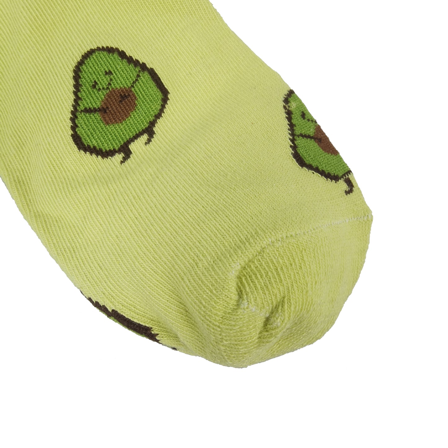 Women's Avocado Ankle Socks Non Slip Cotton for Casual Stability and Comfort 2 Pairs - One Size Fits Most
