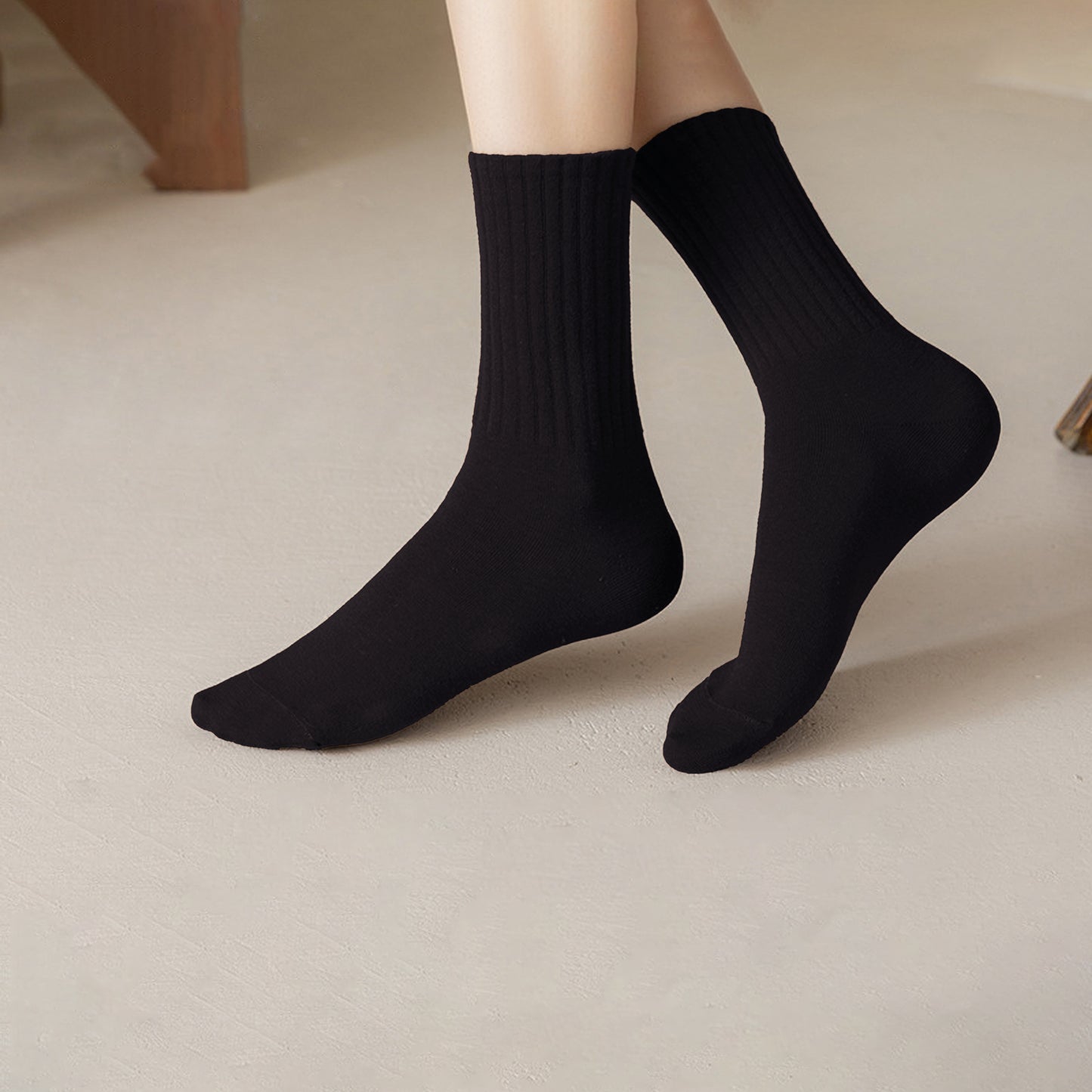 Women's Solid Low Cut Socks Non Slip Cotton for Casual Stability and Comfort 2 Pairs - One Size Fits Most