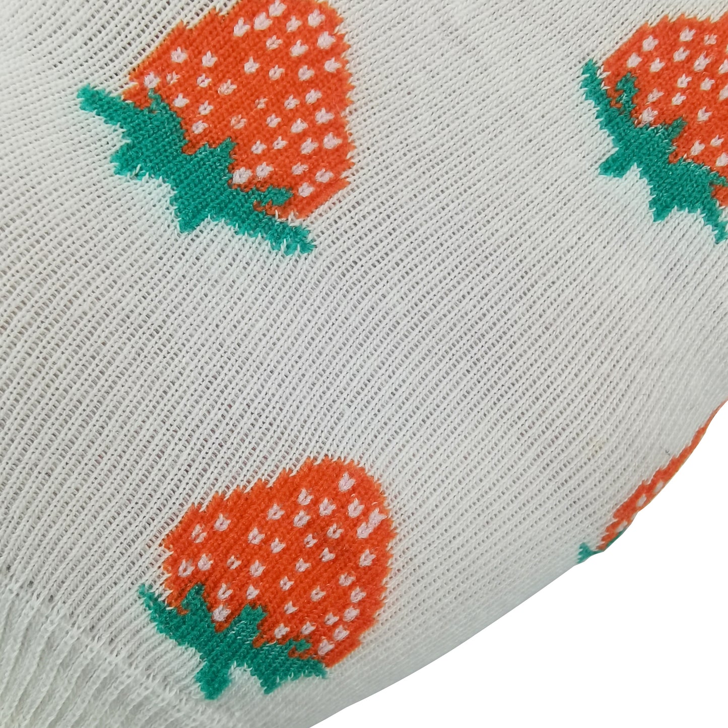 Women's Colorful Fruit Low Cut Socks Non Slip Cotton for Casual Stability and Comfort 2 Pairs - One Size Fits Most