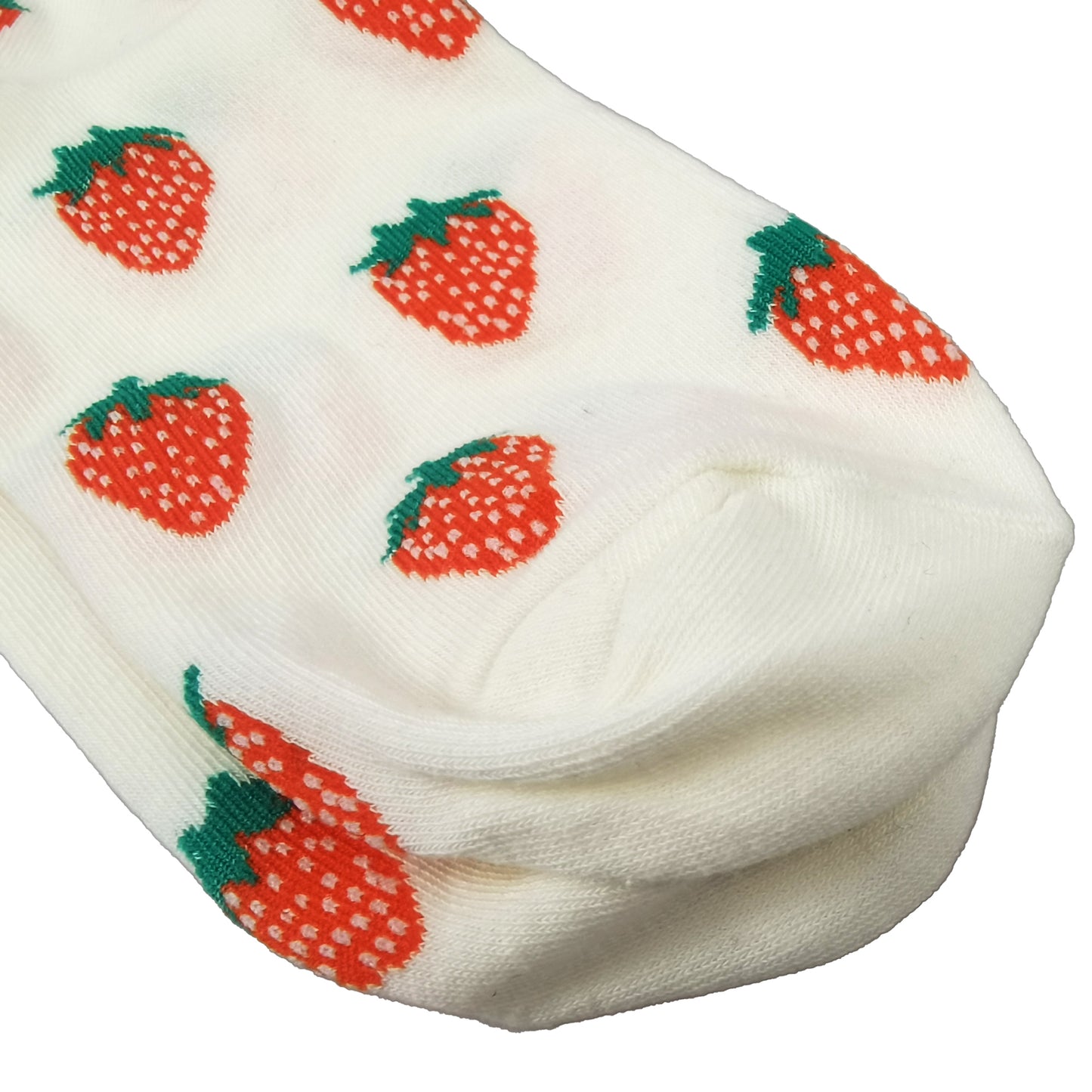 Women's Colorful Fruit Low Cut Socks Non Slip Cotton for Casual Stability and Comfort 2 Pairs - One Size Fits Most