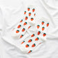 Women's Colorful Fruit Low Cut Socks Non Slip Cotton for Casual Stability and Comfort 2 Pairs - One Size Fits Most