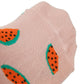 Women's Colorful Fruit Low Cut Socks Non Slip Cotton for Casual Stability and Comfort 2 Pairs - One Size Fits Most