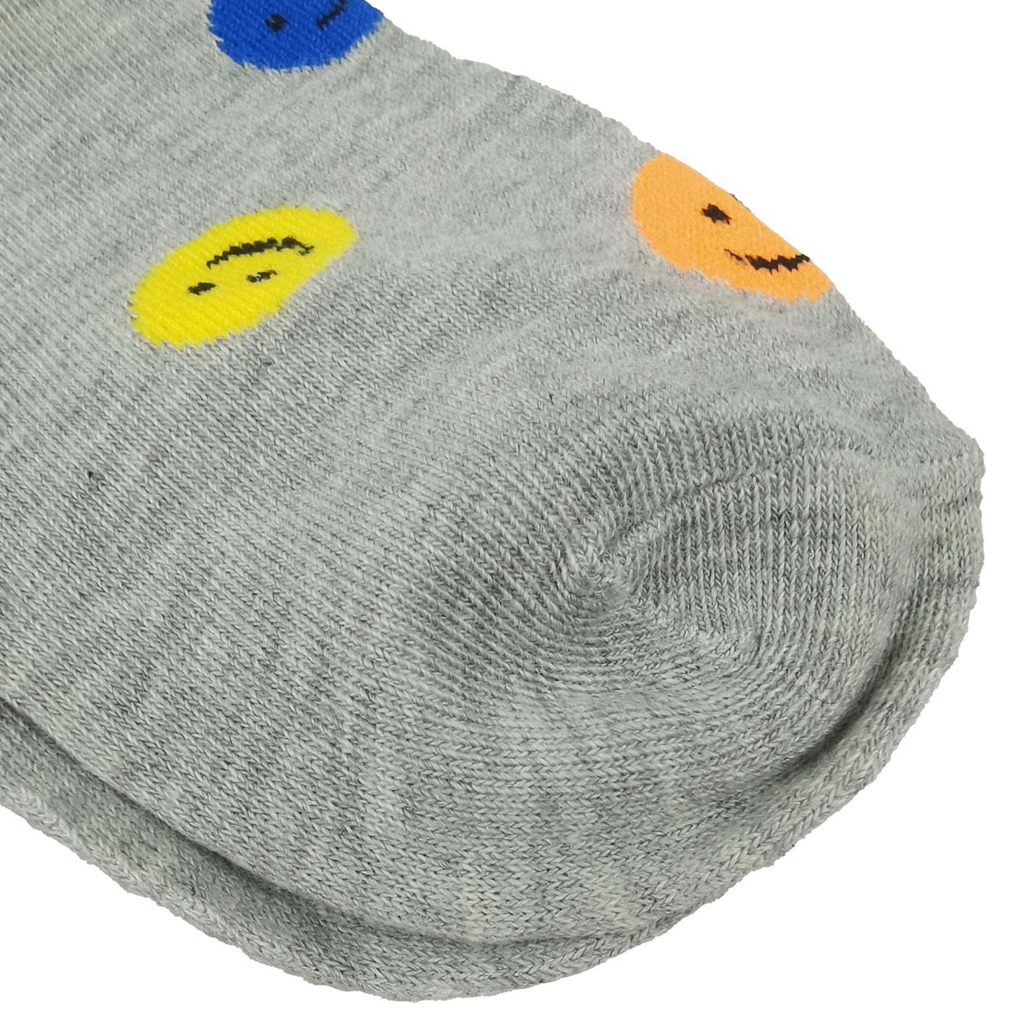 Women's Smile Face Low Cut Socks Non Slip Cotton for Casual Stability and Comfort 2 Pairs - One Size Fits Most