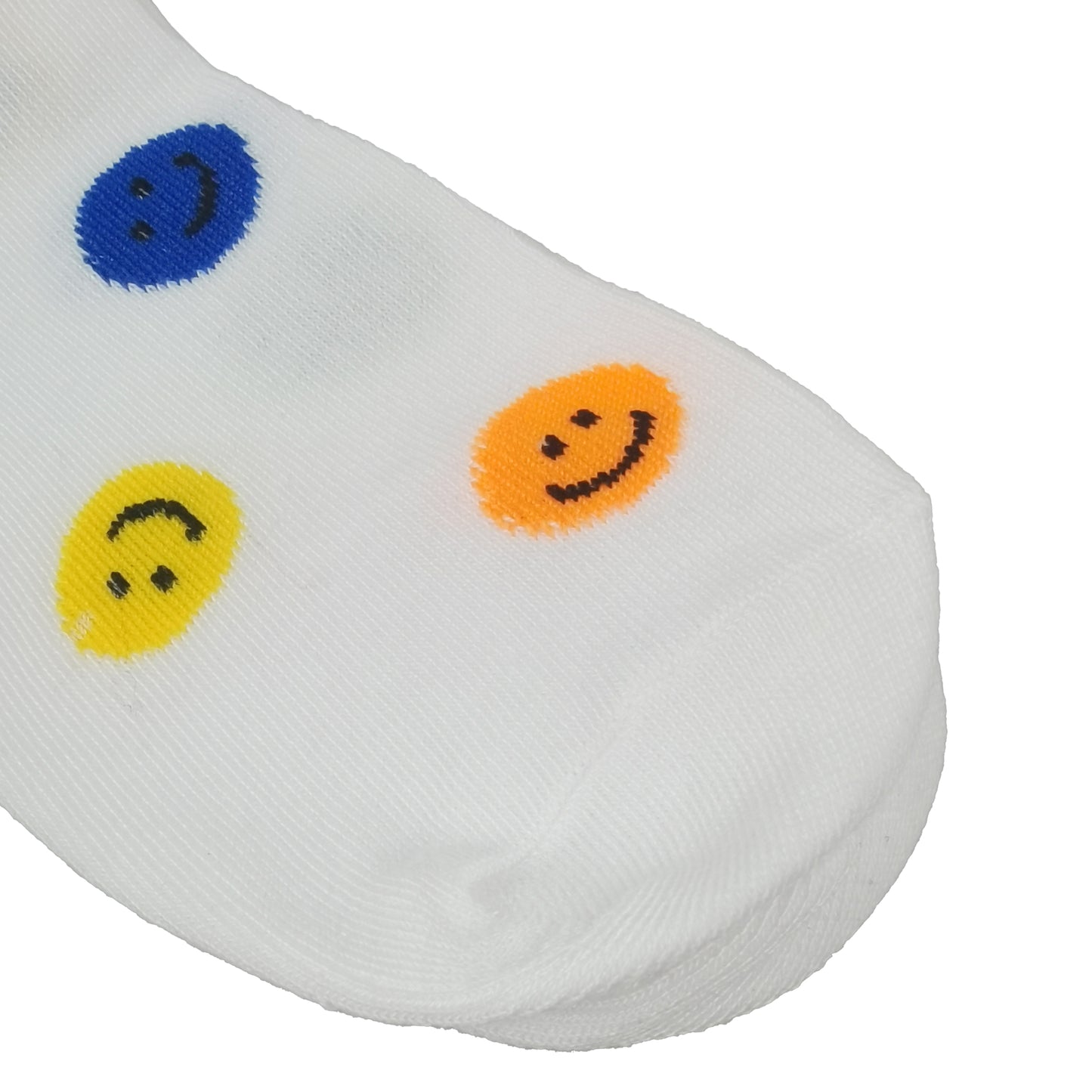 Women's Smile Face Low Cut Socks Non Slip Cotton for Casual Stability and Comfort 2 Pairs - One Size Fits Most