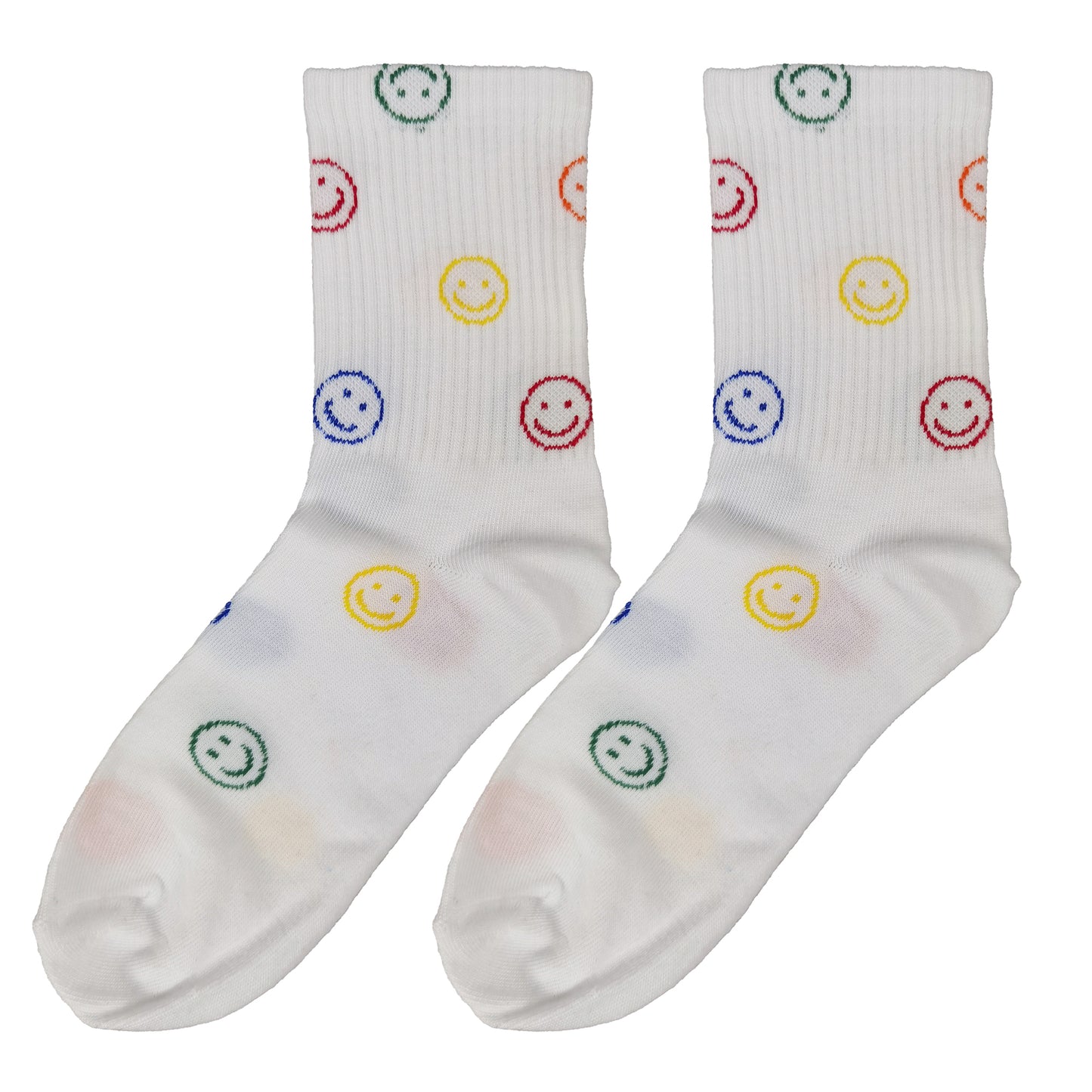 Women's Smile Face Low Cut Socks Non Slip Cotton for Casual Stability and Comfort 2 Pairs - One Size Fits Most