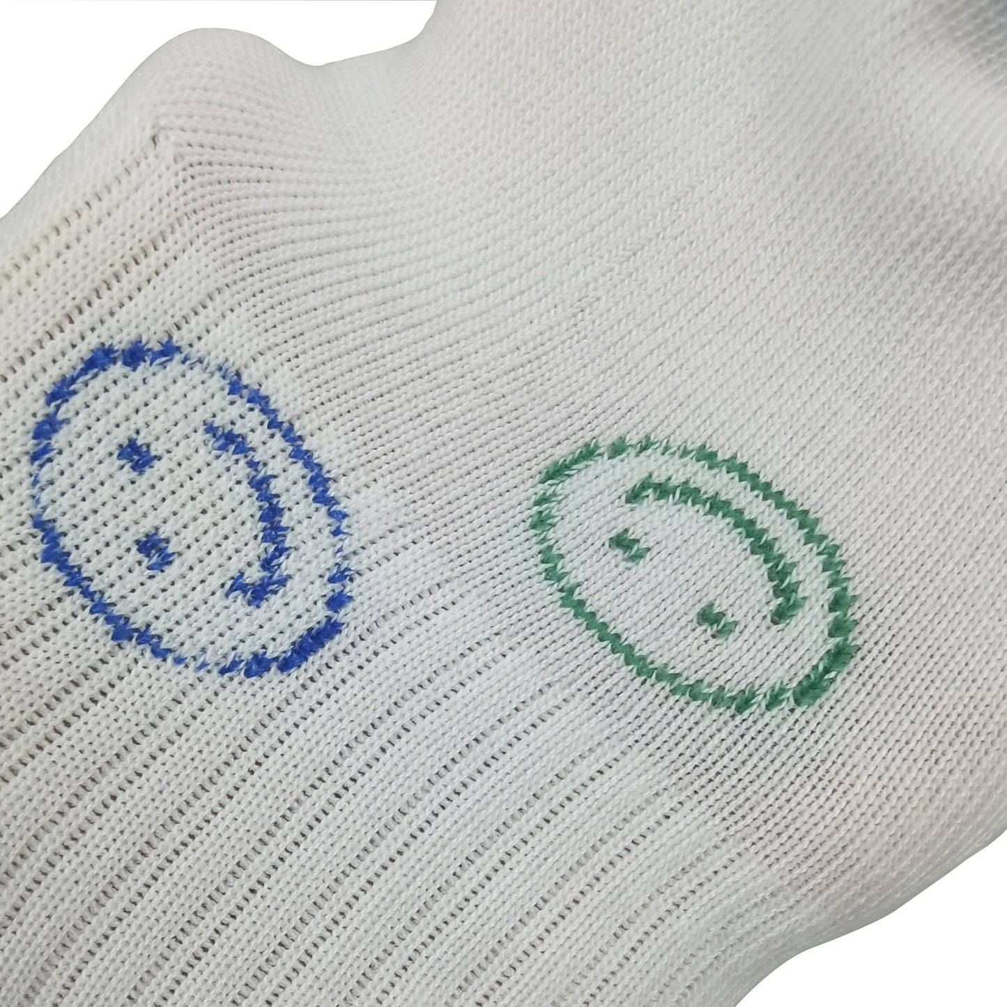 Women's Smile Face Low Cut Socks Non Slip Cotton for Casual Stability and Comfort 2 Pairs - One Size Fits Most