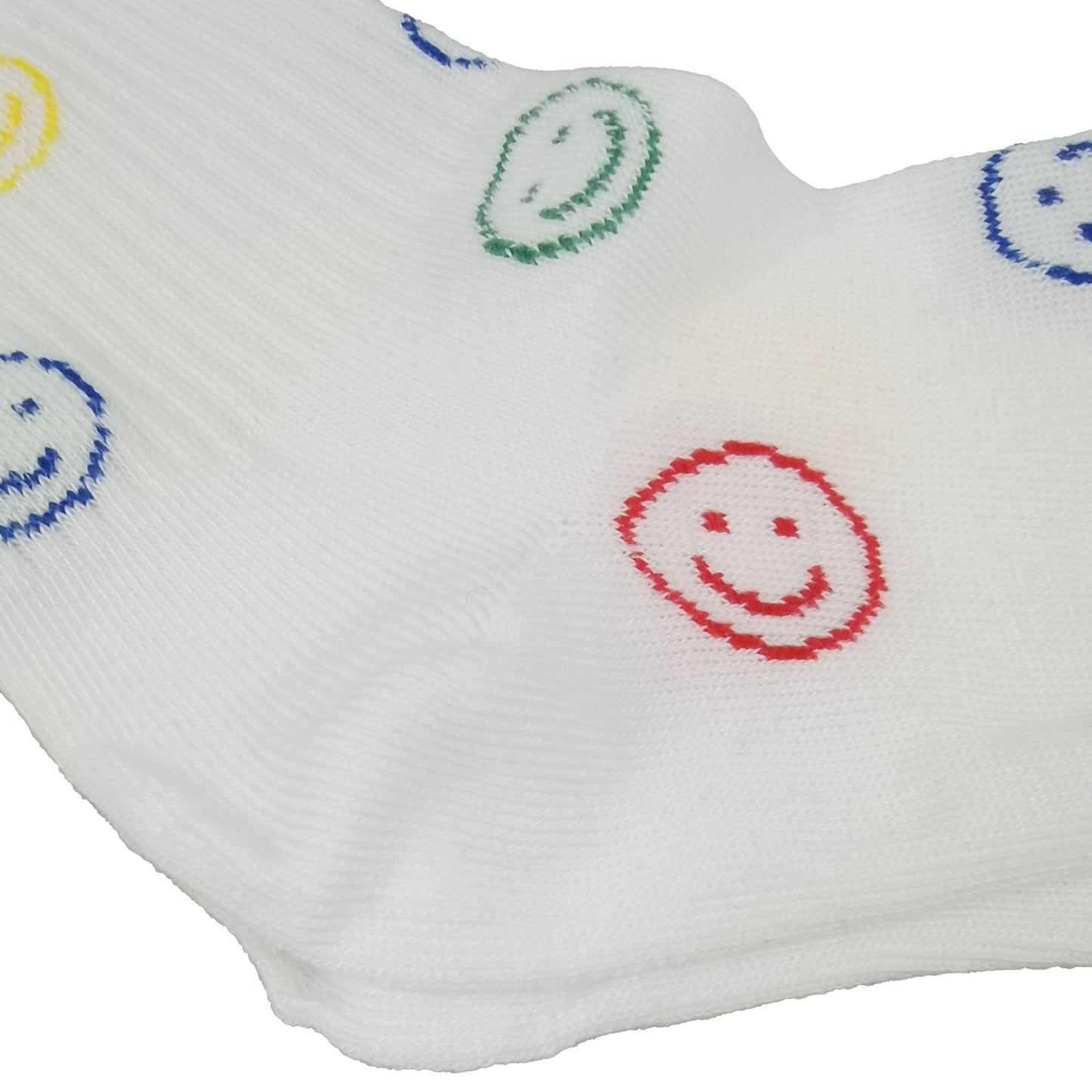 Women's Smile Face Low Cut Socks Non Slip Cotton for Casual Stability and Comfort 2 Pairs - One Size Fits Most