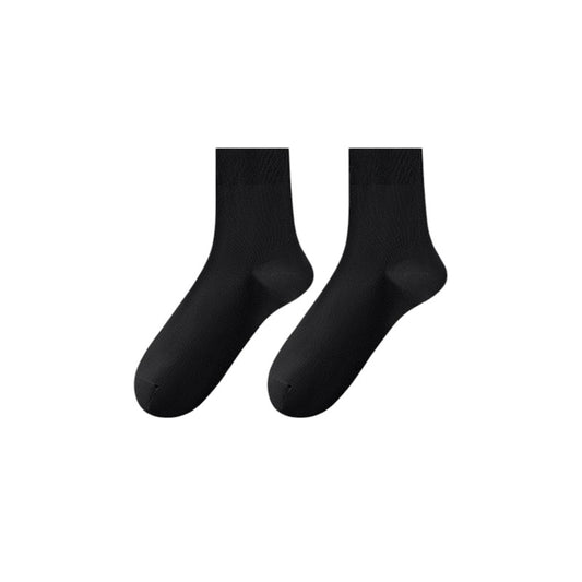 Women's Solid Crew Socks 2-Pack Soft Stretch Knit Comfortable Lightweight Everyday Fit
