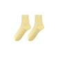 Women's Solid Crew Socks 2-Pack Soft Stretch Knit Comfortable Lightweight Everyday Fit