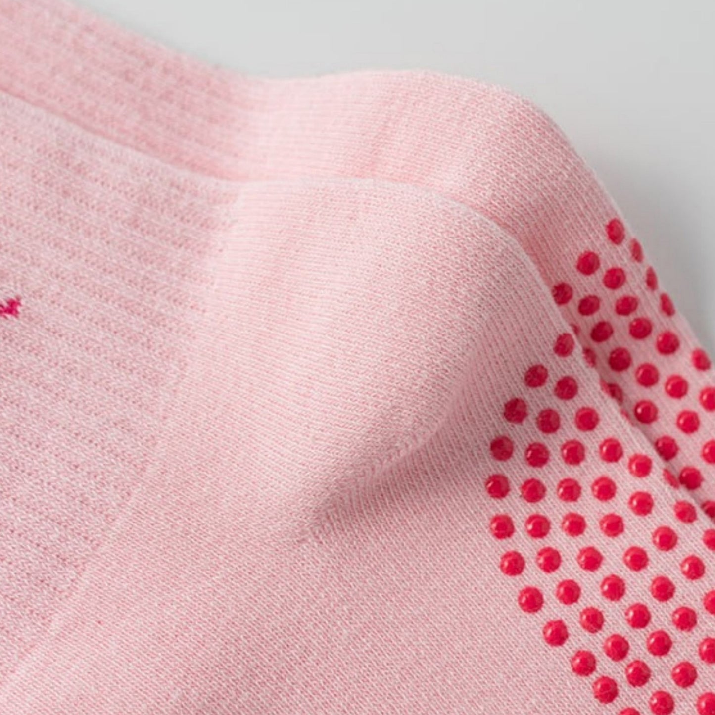 2-Pack Non-Slip Grip Socks with Bow Embroidery and Anti-Skid Dot Soles