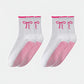 2-Pack Non-Slip Grip Socks with Bow Embroidery and Anti-Skid Dot Soles