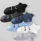 Men's Cushioned Low Cut Grip Socks 5-Pack with Arch Support and Breathable Mesh Panels