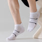 Men's Cushioned Low Cut Grip Socks 5-Pack with Arch Support and Breathable Mesh Panels