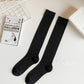 3-Pack Knee-High Ribbed Socks with Soft Stretch Knit Fabric and Lightweight Everyday Comfort