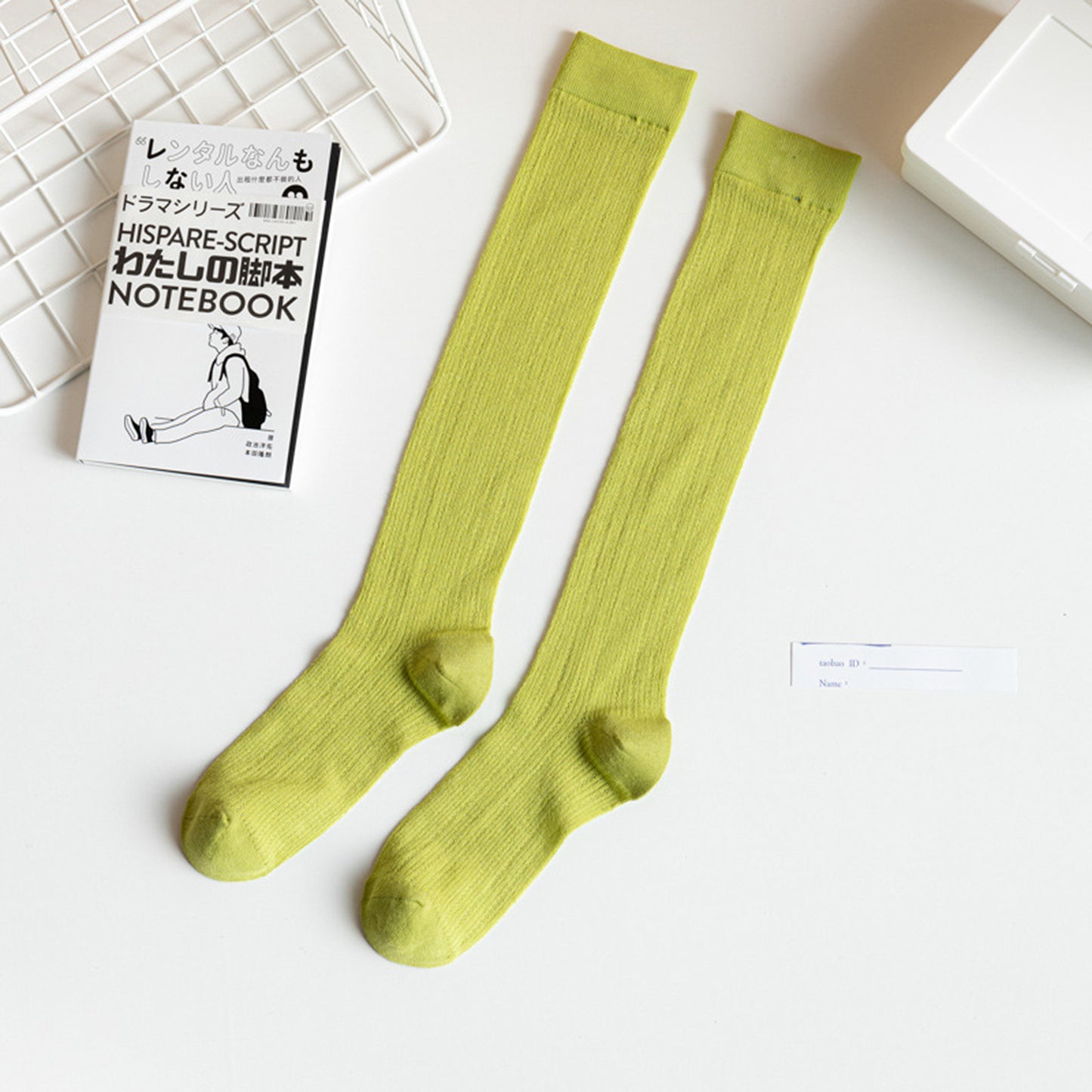 3-Pack Knee-High Ribbed Socks with Soft Stretch Knit Fabric and Lightweight Everyday Comfort