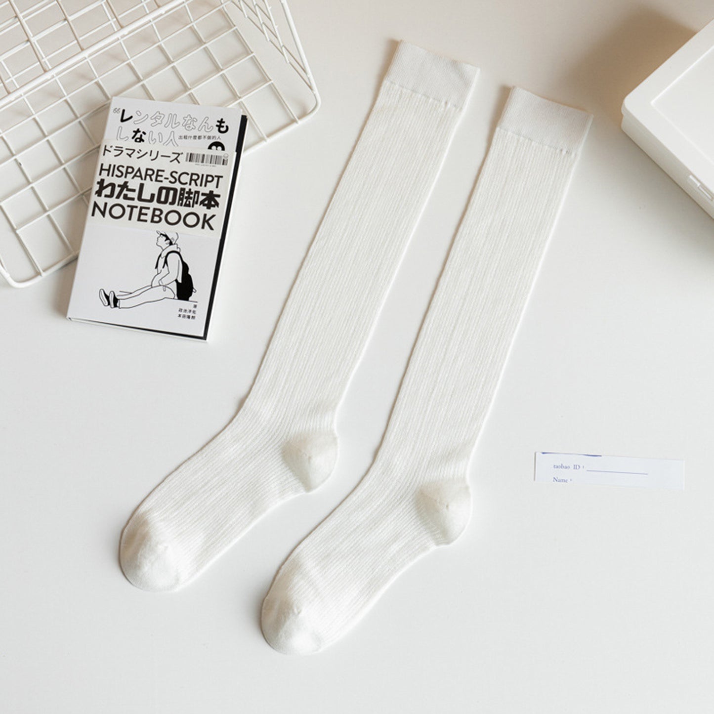 3-Pack Knee-High Ribbed Socks with Soft Stretch Knit Fabric and Lightweight Everyday Comfort