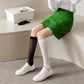3-Pack Knee-High Ribbed Socks with Soft Stretch Knit Fabric and Lightweight Everyday Comfort