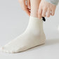 Women's White Ribbed Ankle Socks with 3D Puppy Ear Detail and Embroidered Dog Face for Fun Everyday Style