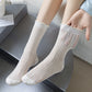 Sheer Ruffle-Trimmed Ankle Socks 6pk