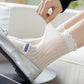 Sheer Ruffle-Trimmed Ankle Socks 6pk