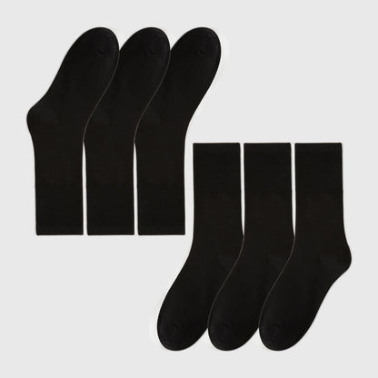 Soft White Slouchy Ankle Socks 6pk