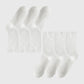 Soft White Slouchy Ankle Socks 6pk