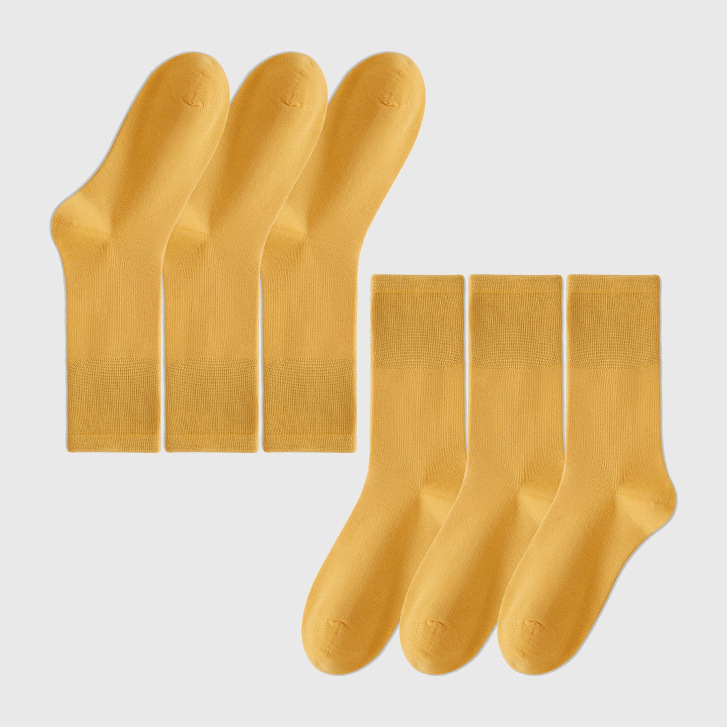 Soft White Slouchy Ankle Socks 6pk