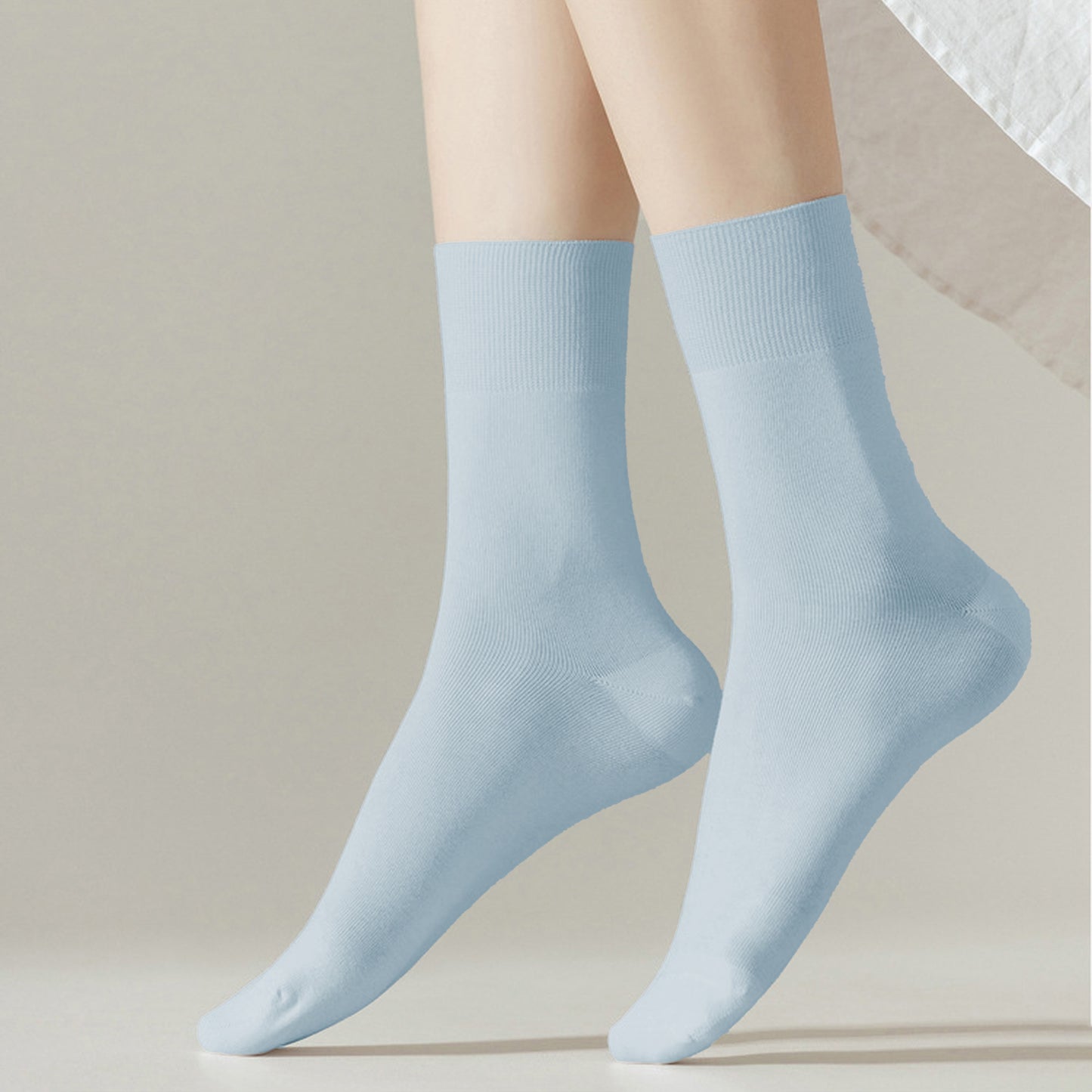 Soft Solid Color Ankle Socks 6Pk
